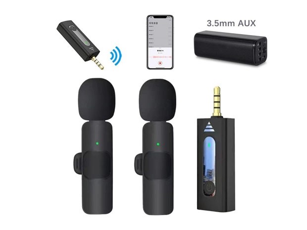 &U+ MICROFONO INALAMBRICO CORBATERO PLUG DOBLE K35 (3087E)